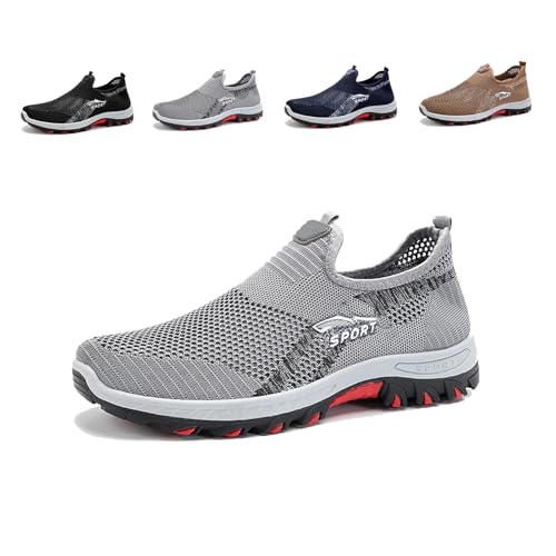 Jarv Cooling Comfort Sneaker for Men,atlacoast Shoes for Men, Slip on Non-Slip Soft Soled Breathable Sneakers