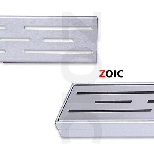 Zoic Stylish Closed Design Linear Floor Grate Bathroom Shower Waste Drain 304 Stainless Steel 31.49 Inches (800Mm) #TOP4