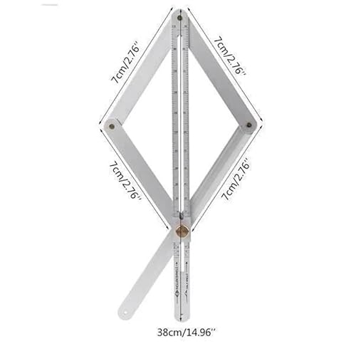 frymmx Stainless Steel Protractor Digital Angle Finder -Adjustable Corner Angle Finder Portable Aluminum Alloy Tool for Precise Measurement of Angle Ideal for Brick Stone Ceramic Tile Wood Laminate