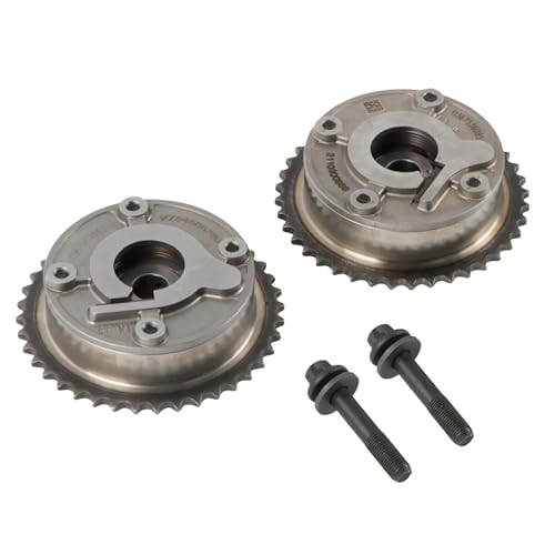 YDMON VVT Intake Exhaust Camshaft Sprocket Phaser, Compatible with Mini Cooper Countryman Paceman 1.6L 2007-2016, Engine Timing Camshaft Adjuster Gears with Bolts Replaces Part 11367545862 11367536085