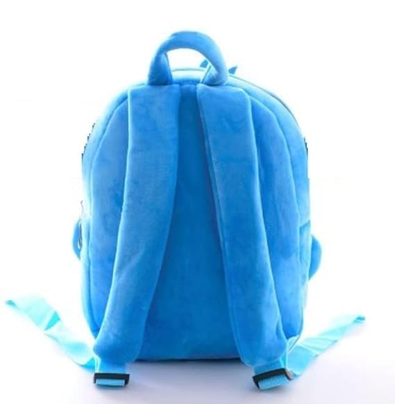 Image of Frantic Soft Cartoon Design Animal Velvet Plush School Backpack Bag For 2 To 5 Years Boys Girls Nursery Preschool Picnic Carry Travelling Bags (2-5 Years)