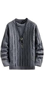 Amazon | [GUTHONG] セーター メンズ ニット 冬服 ハーフ