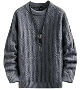 Amazon | [GUTHONG] セーター メンズ ニット 冬服 ハーフ