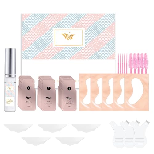 Lifting Pestañas kit Profesional, Kit de Levantamiento de Pestañas,El Kit de Alargamiento de Pestañas es Hipoalergénico,más brillantes, más jóvenes y más anchos ideal para fiestas y bodas