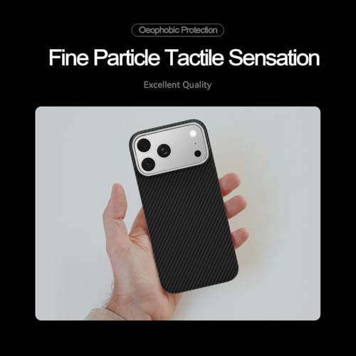 Coque fine fibre de carbone iPhone 17 compatible MagSafe - 6