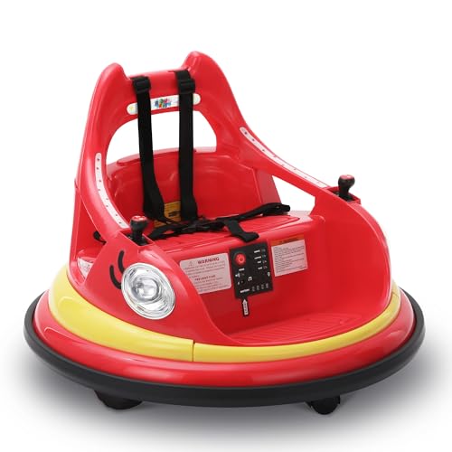 【2025 Upgraded】ALPHAKIDS 12V Smart Bumper Cars for Kids Ages 1.5-...
