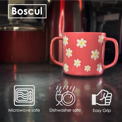 Mug à deux anses Dignity 400 ml ergonomique avec double poignée - 5