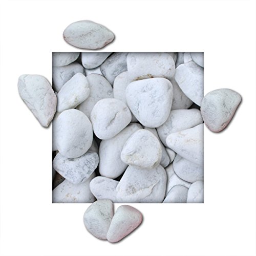 KiesKönig 25 kg Marmorkies Carrara Weiss Körnung 60/100 mm direkt