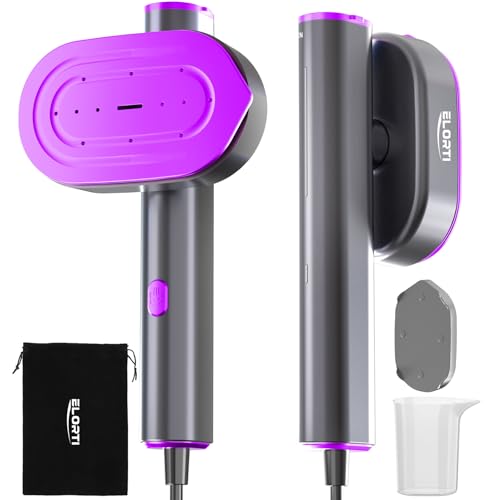 Steamer for Clothes ELORTI, Travel Clothes Steamer Handheld Portable Mini