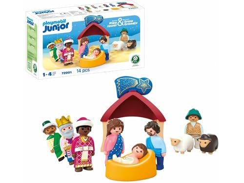 Playmobil 72001 JUNIOR : La crèche de Noel Playmobil junior - vue 7