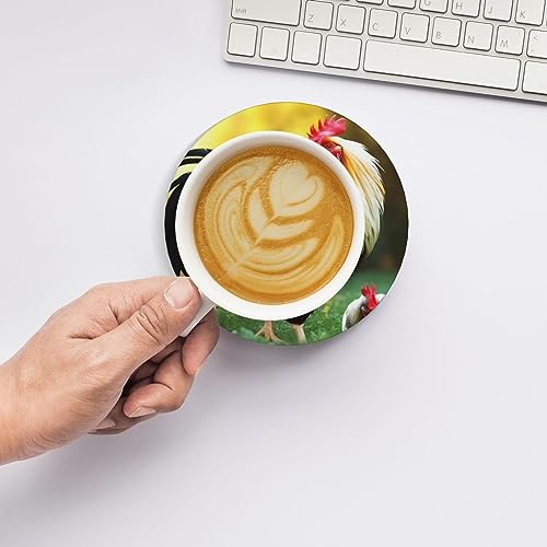 Dessous de verre absorbant en céramique pour protection de table basse - 7