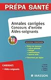 annales concours aide soignante oral corrigé  Concours d\'entrée Aides-soignants: Annales corrigées