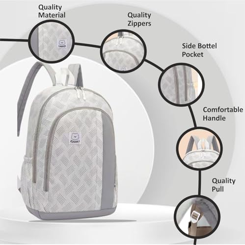 Image of Tinytot 30 Litre Japanese Korean Style School Bag Water-Resistant Laptop & Travel Backpack - Unisex Large 18 Inches Multipurpose Student Backpack for Boys & Girls, Men & Women