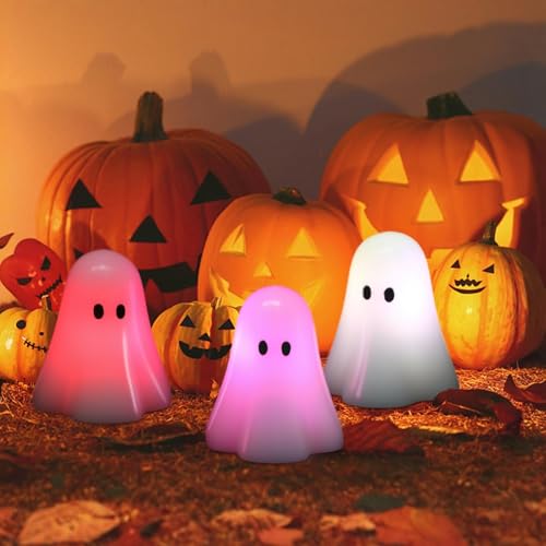 Bougies fantômes d'Halloween à piles pour décorer sans risque d'incendie - 7