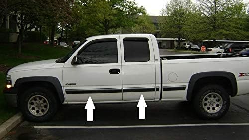 Black Chrome Side Body Trim Molding for 1999-2006 Chevy Silverado - 3-78 Wide Half Roll - 10 ft product thumbnail 8