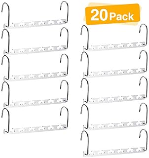 HOUSE DAY Space Saving Magic Hangers Pack of 20 Magic Hangers Metal Hanger