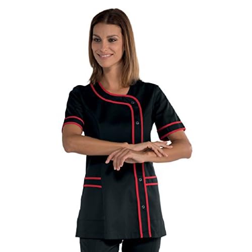 Robinson Damen Kasack Brasilia schwarz/rot (L)
