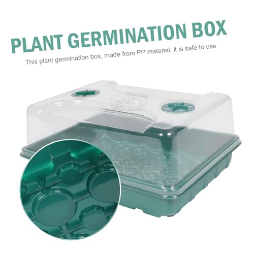 Boîte de germination de plantes verte avec mini bac et accessoires ORFOFE - 4