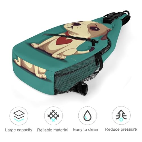 Bolso Cruzado en Forma de Corazón para Senderismo miniatura 5