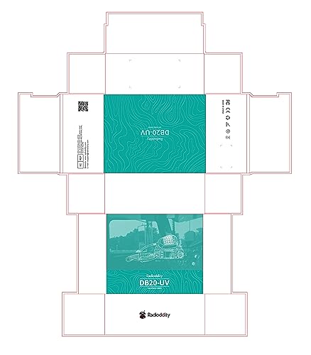 Radioddity DB20-UV UHF/VHF FM radio a doppia banda...