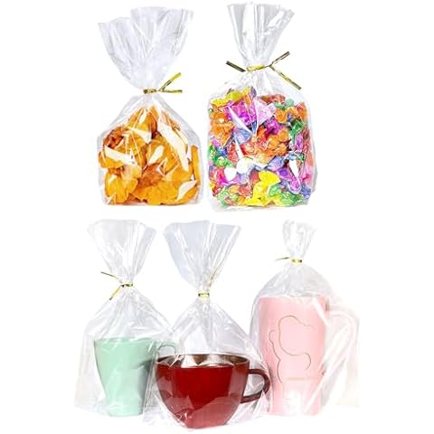 PigPotParty Bundle of 6"x9" & 8"x11" Cellophane Bags Cover
