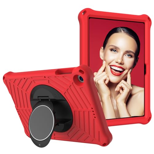 Coque Huawei MatePad T10S 10.1 antichoc en mousse EVA rouge avec support intégré pour enfant
