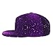 Fashionable Baseball Cap Beautiful Purple Glitter Sparkles Pattern Dad Hat for Boys and Girls, Relaxed Fit Breathable Moisture Wicking Sports Cap Headwear