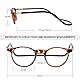 DIDINSKY Faraday Lesebrille mit Magnet und Filter gegen Blaulicht, graduierte Lesebrille, für Damen und Herren, mit entspiegelten Gläsern (Cherry, 1.5, x, ROUND)