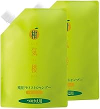 Kankirou Premium Medicated Moist Shampoo Refill 17.6 oz (500 g) (2 Refill Pack)