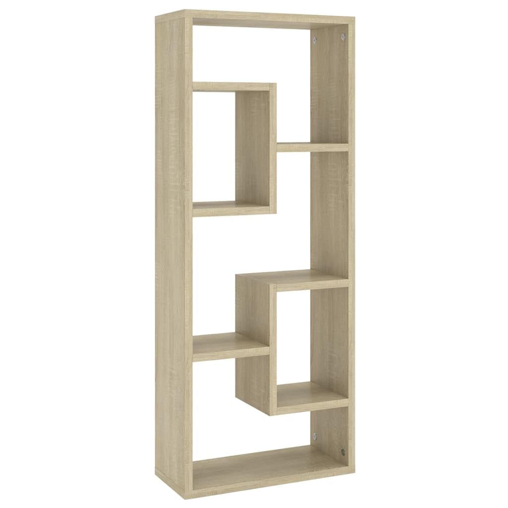 vidaXL Étagère Murale Chêne Sonoma 36x16x90 cm Bois d'ingénierie