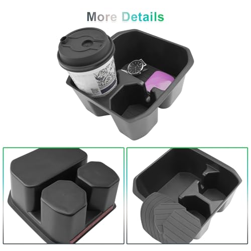 Porte-gobelet intérieur Dacia Spring bac de rangement console centrale stable - 6