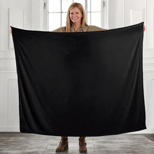 Couverture personnalisée cadeau monogrammé en flanelle brodée pour stade - 7