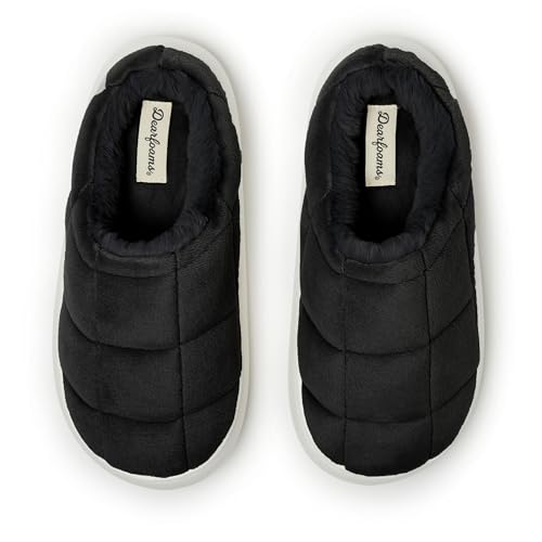 Dearfoams Women's Quilted Cloud Puff Lightweight Cozy Shea Clog with Platform Cushioned Outsole Slipper3