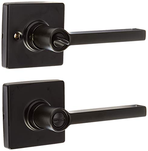 SCHLAGE Lock Company J40SOL622COL Solstice Lever, Matte Black