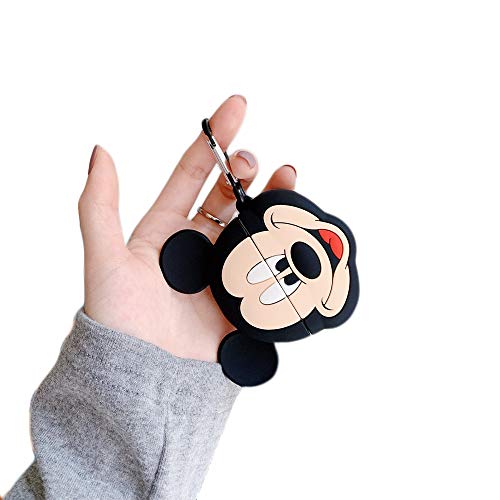 Cocomii 3D Airpods Pro Case - 3D Cartoon - Slim - Lightweight - Matte - Keychain Ring 3D Cartoon Characters Cartoon - Luxury Headphone Case Cover Compatible With Apple Airpods Pro (Mickey Face) #TOP6