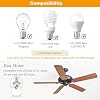 Universal Ceiling Fan Remote Control and Receiver Kit Compatible with Hunter 99122 99123 99600 99770 99813 99392,3-Speed Light Dimmer with Wall Mount Bracket