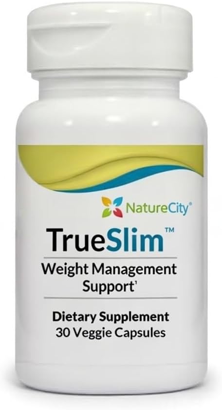 NatureCity True-Slim Fat and Weight Supplement | Helps Reduce Fat Accumulation | Capsules | Non GMO | Made in USA