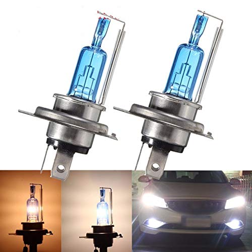 Spedy DC12V 35W H4 Headlight 3 Contactors Halogen Xenon Super White Car Bulb