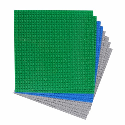 Reenwee 8 Packungen Classic Grundplatten, 10x10 Zoll mit 32x32 Stollen, Bauklötze Grundplatte kompatibel mit großen Marken… – Ansicht 4