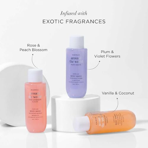 Image of Kimirica Around the world perfume body wash trio gift set