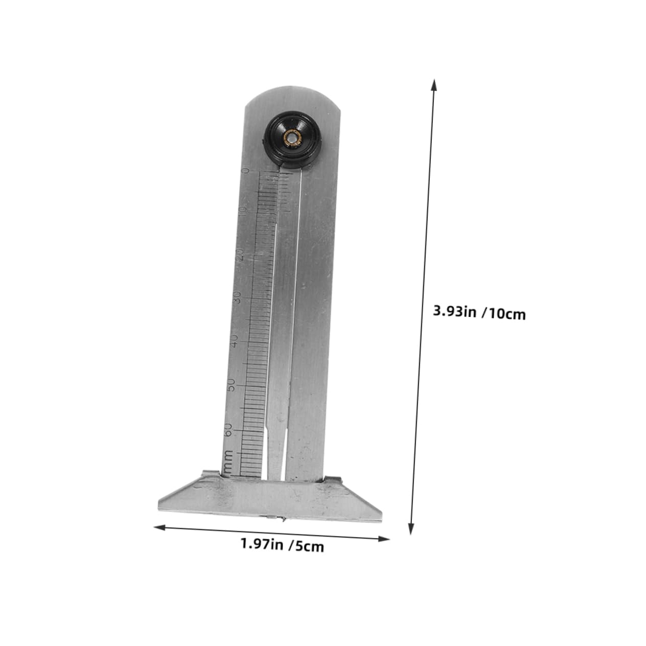 ASAKKURA 2pcs Tire Depth Gauge Auto Tire Thread Depth Gauge Tool 0-60mm Range for Automotive Tools