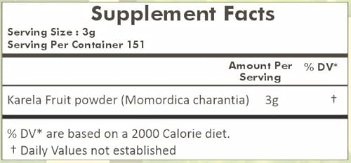 Herbal Hills Organic Wheatgrass And Karela Powder 16Oz Combo (Pack Of 2) #TOP7