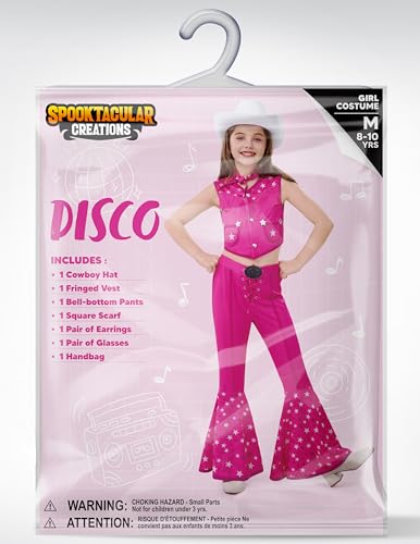 Disfraz de Vaquera Rosa para Niñas Talla Grande miniatura 6