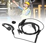 Con este auricular, puede sujetarlo a su camisa y comenzar a usar la radio sin usar sus manos.