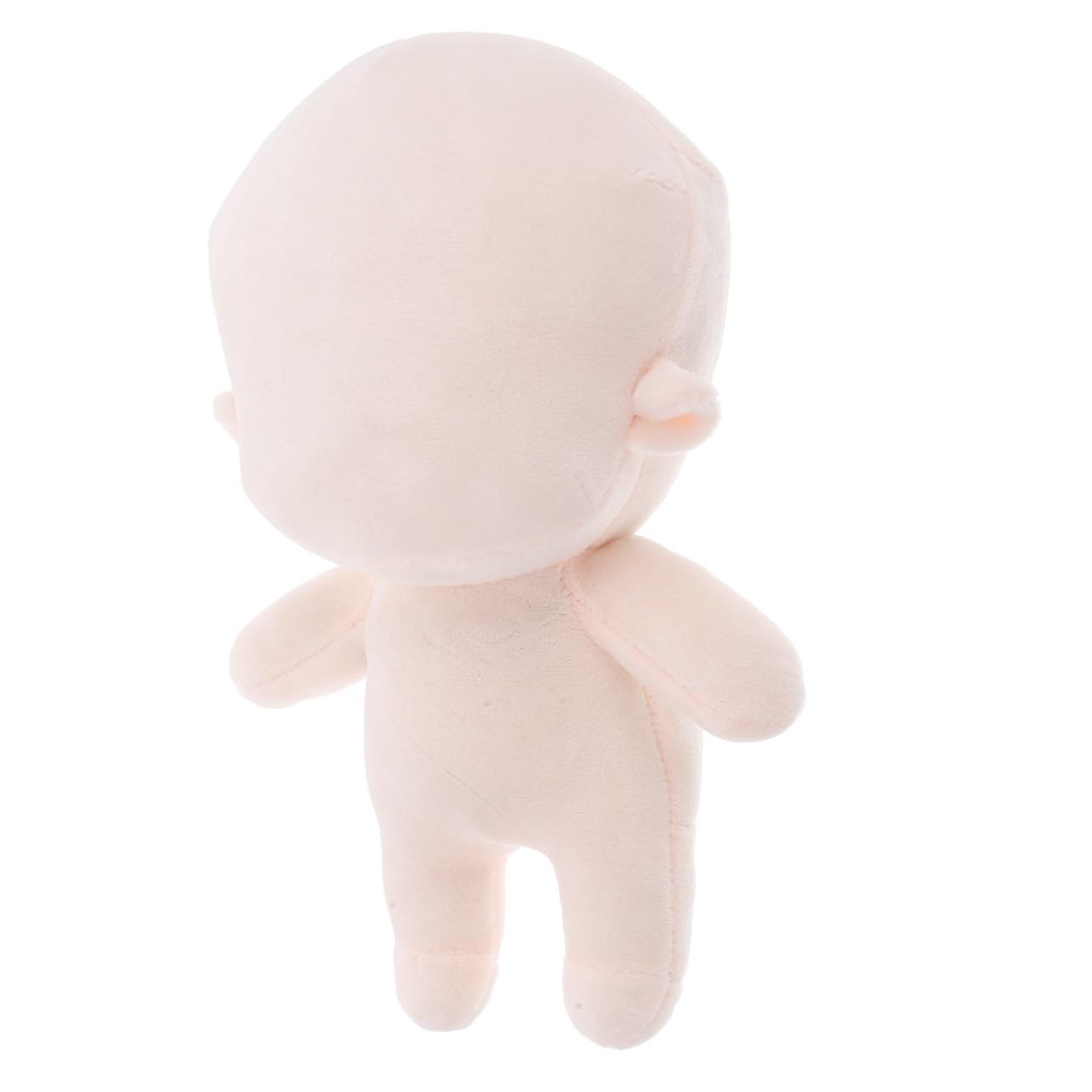 Milisten Soft Fabric Doll Body Cotton Plush without Sewing Doll Accessory Clothing Outfit for Collectors Charming Decor