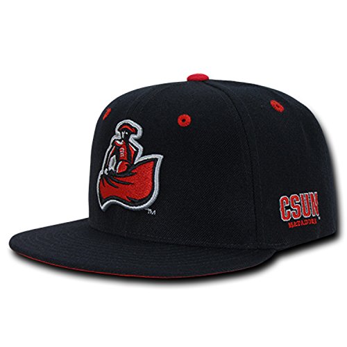 University of Cal State Northridge Matadors NCAA Retro Flat Bill Officially Licensed Snapback Baseball Cap Hat Black