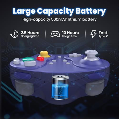 Innext Y-D002-567-1018 2.4 Ghz Wireless Gamecube Controller Switch Online Controller thumb #4