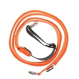 Healeved Tirantes LED Naranjas para Hombre Correa Ajustable y Alta Luminosidad, Diseño Cómodo y Webbing Resistente para Fiesta y Uso al Aire Libre