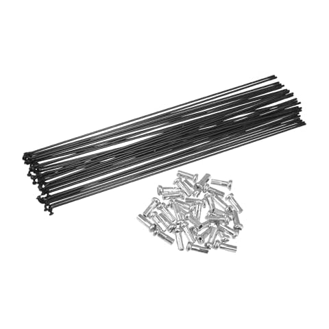 ACROPIX 36pcs Bicycle Spokes with Nipples Cover