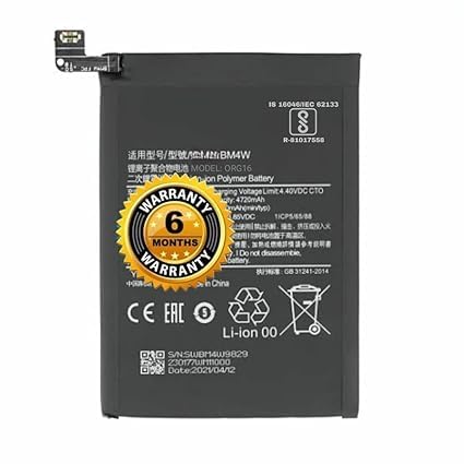 Image of Orignal BM4W Battery for Xiaomi Mi 10i & Mi 10T Lite battrey with 6 Month Warranty*** (for MI BM4W)